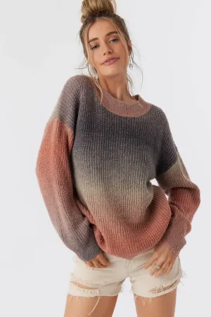 BILLIE OMBRE MOCKNECK OVERSIZED SWEATER