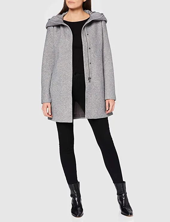 Black Black Black Ladies Vmverodona Ls Jacket Noos Coat - Vero Moda