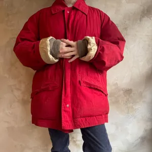 Cherry Red Down Jacket