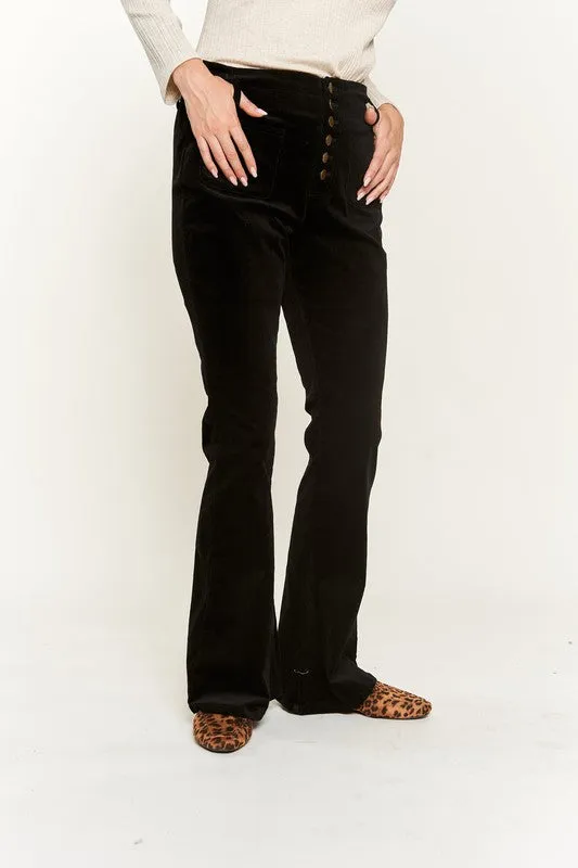 CORDUROY FLARE PANTS