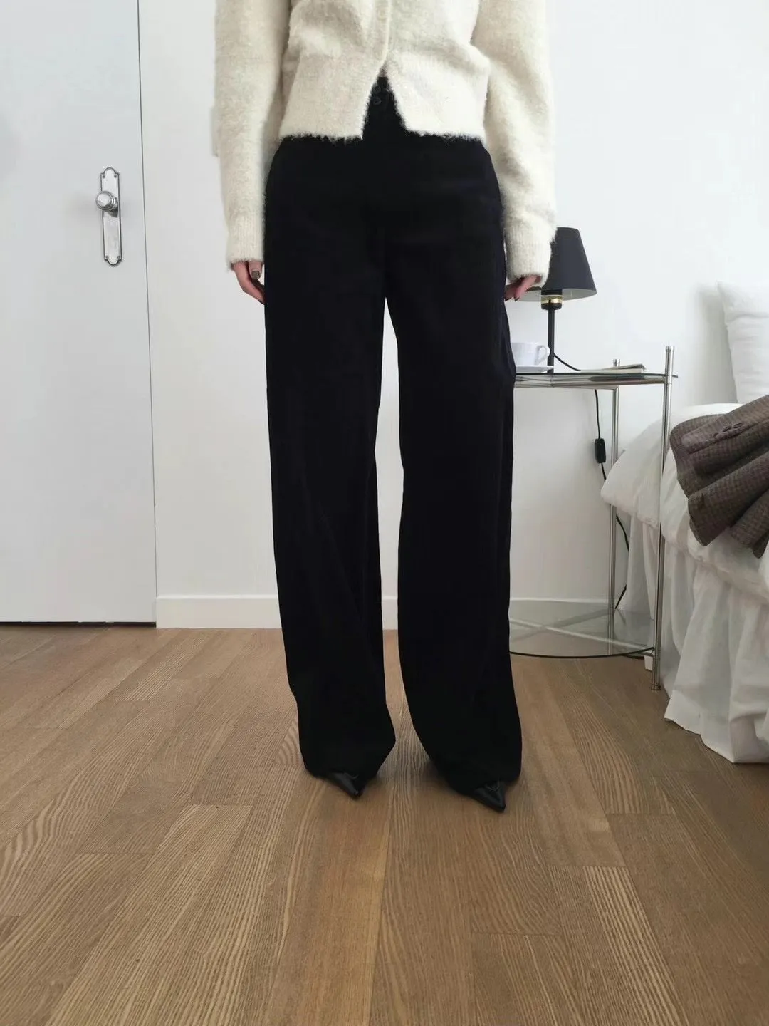 Corduroy Wide Leg Pants