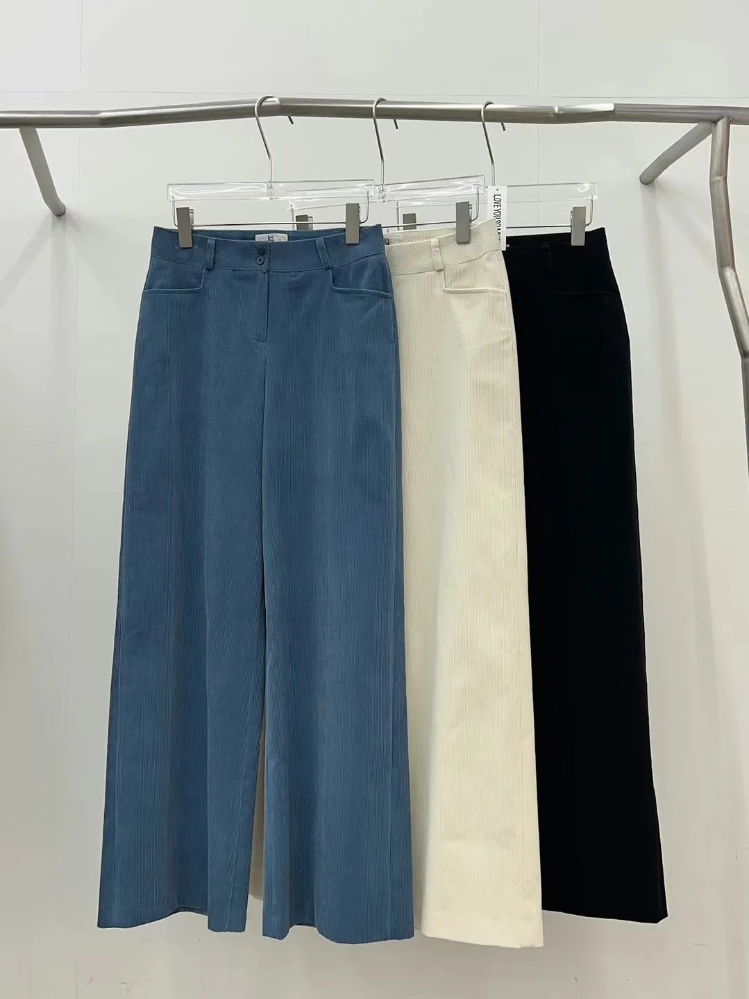 Corduroy Wide Leg Pants