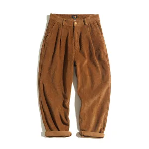 Corduroy Wide-leg Pants