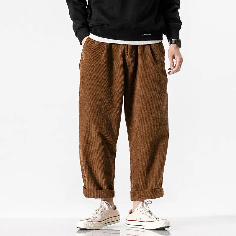 Corduroy Wide-leg Pants