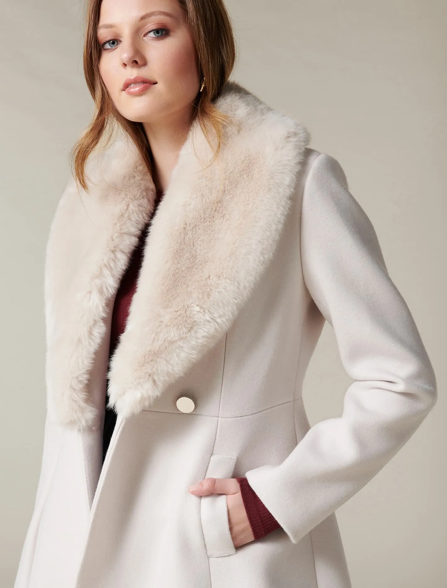 Dale Fur Collar Coat