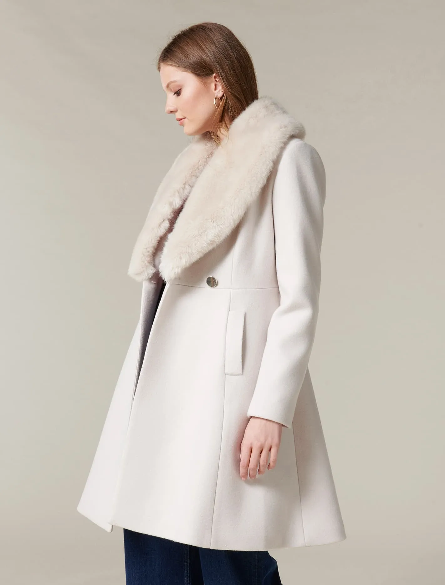 Dale Fur Collar Coat