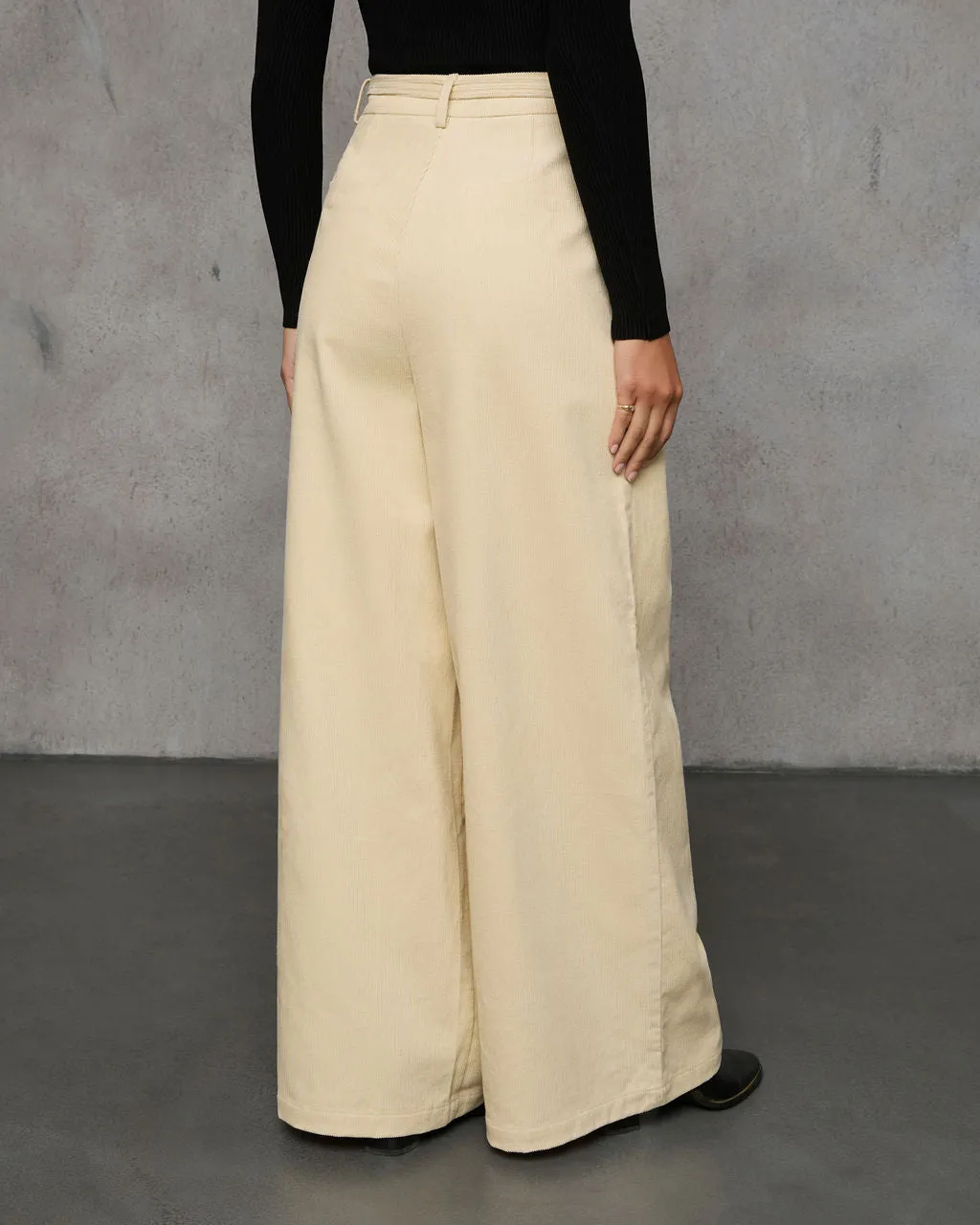 Devin Wide Leg Corduroy Trouser