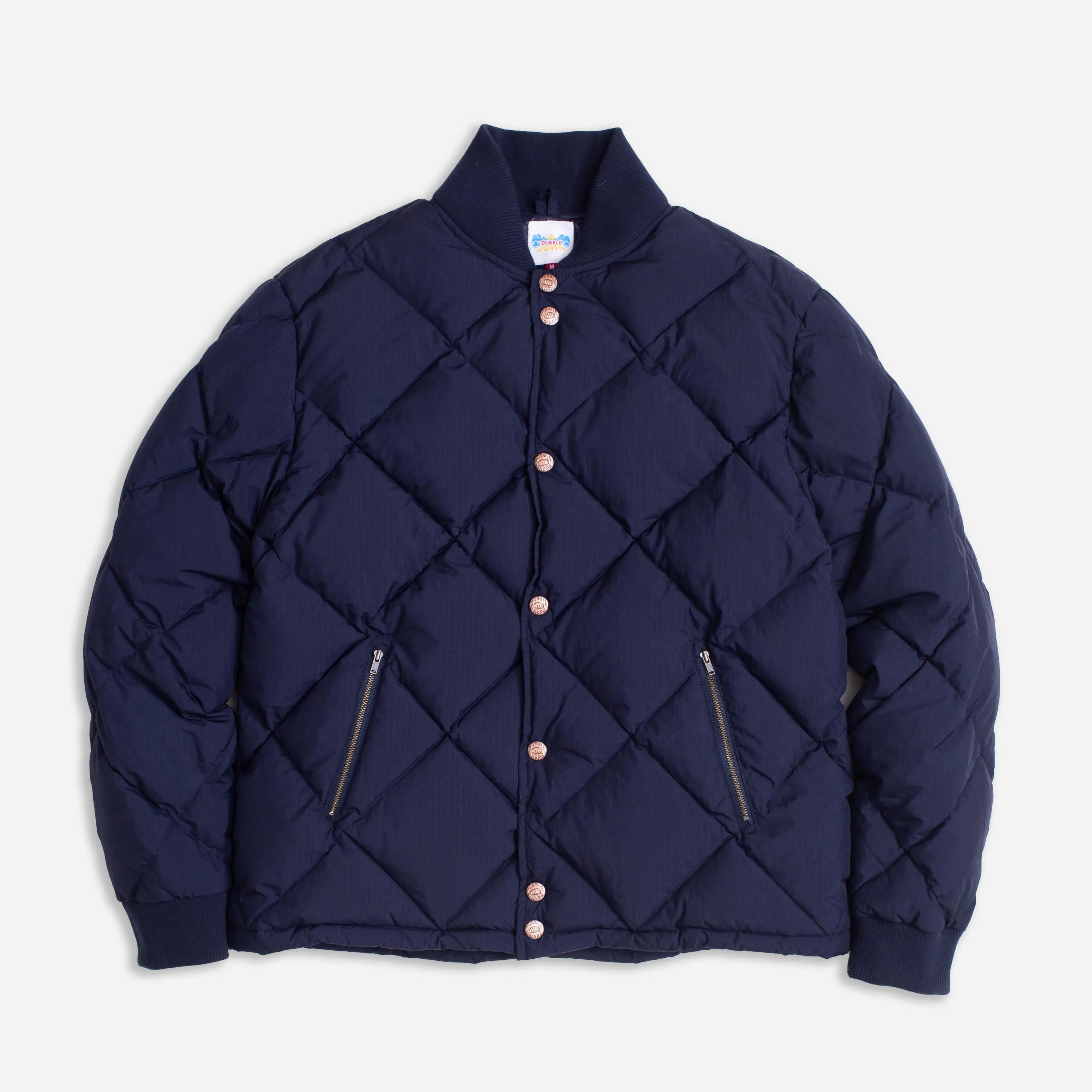 DUBBLE DOWN DIAMOND LIMITED EDITION QUILTED JACKET - NAVY