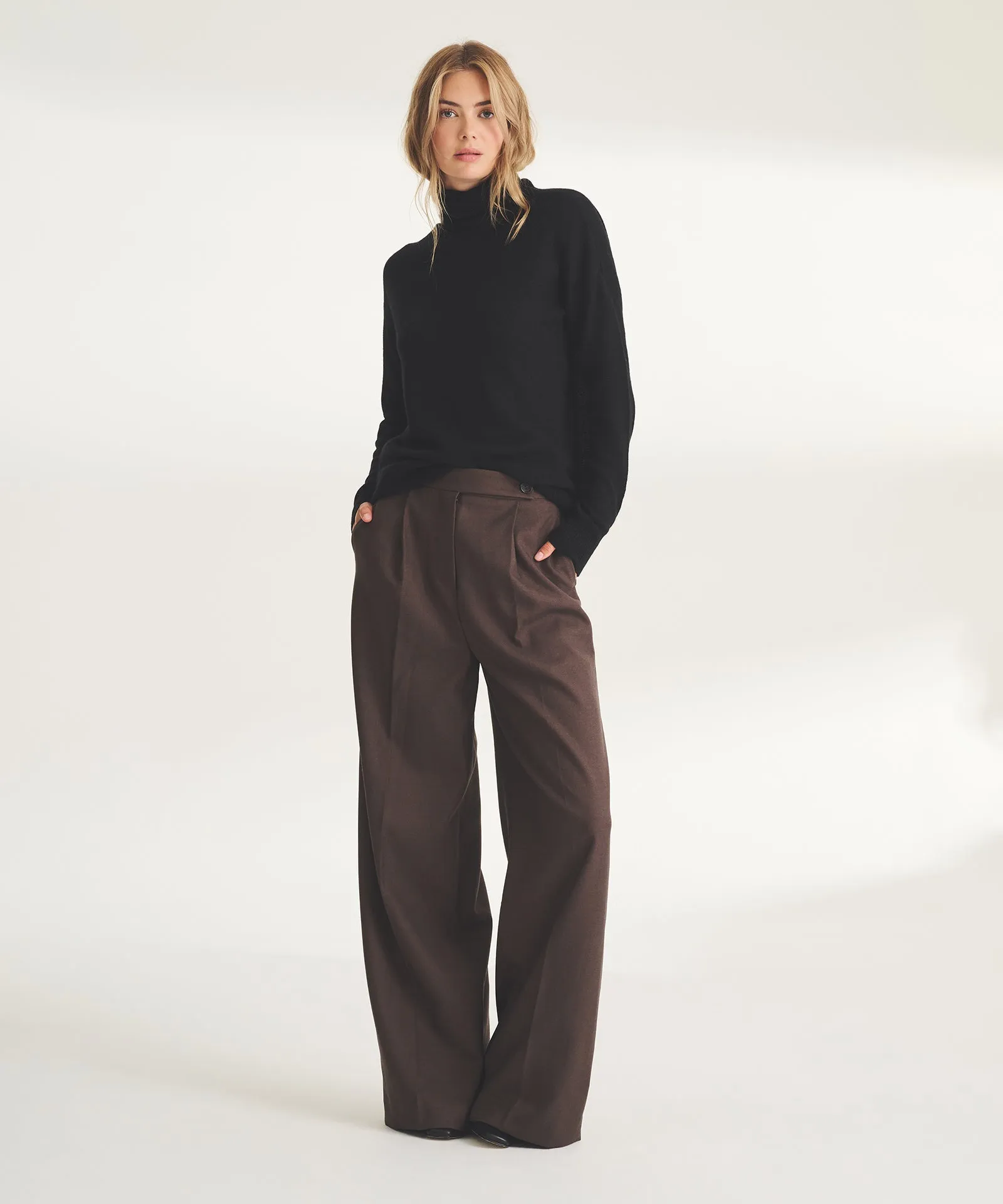 Featherweight Cashmere Turtleneck