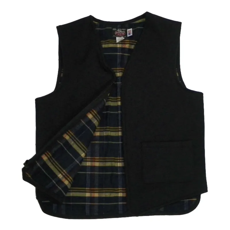 Flannel Lined Wool Vest