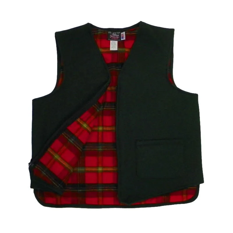 Flannel Lined Wool Vest