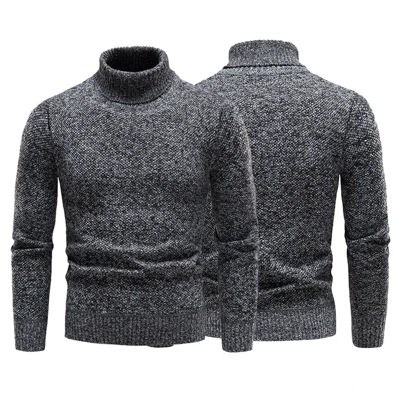 Funki Buys | Sweaters | Men's Winter Knitted Turtleneck Pullover