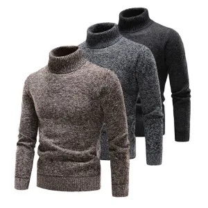 Funki Buys | Sweaters | Men's Winter Knitted Turtleneck Pullover