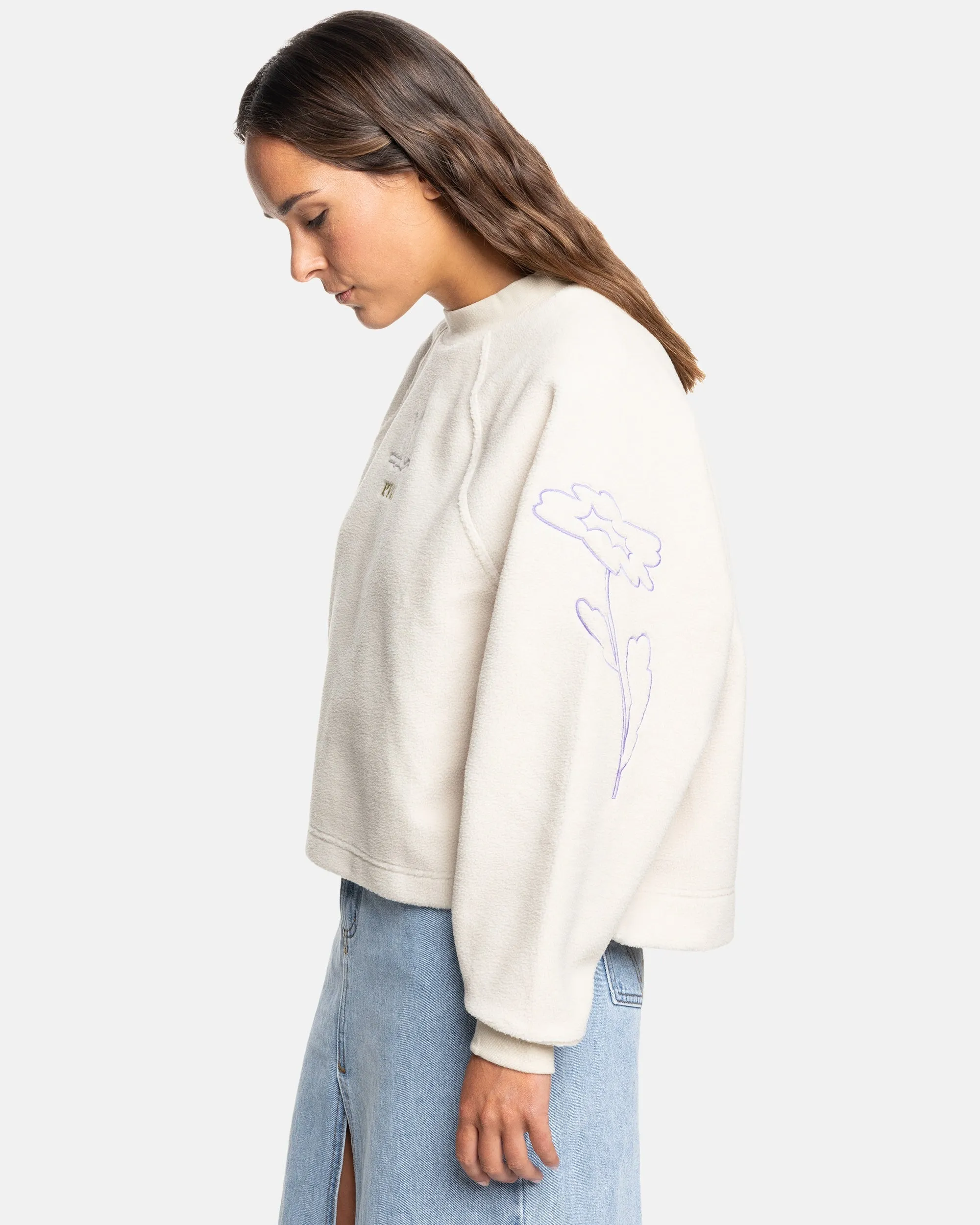 Gabrielle Monceaux Crewneck Sweatshirt - Ecru