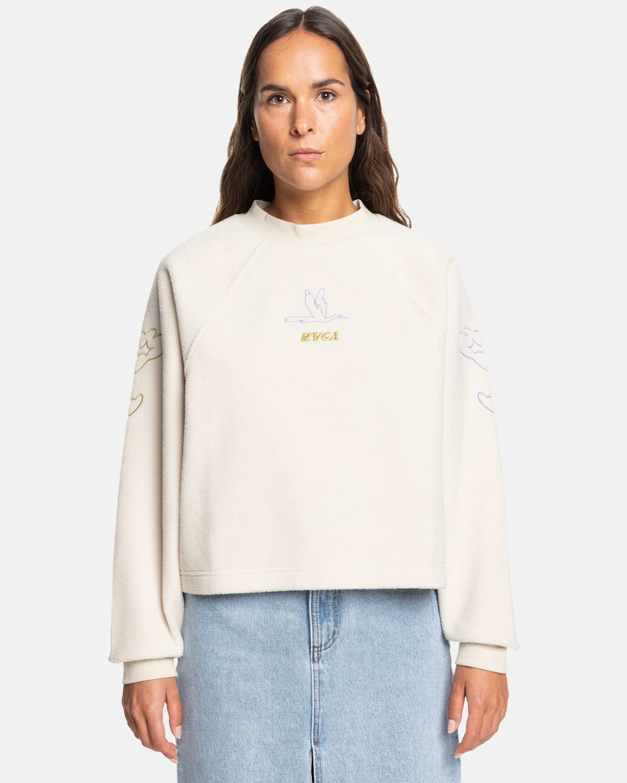 Gabrielle Monceaux Crewneck Sweatshirt - Ecru