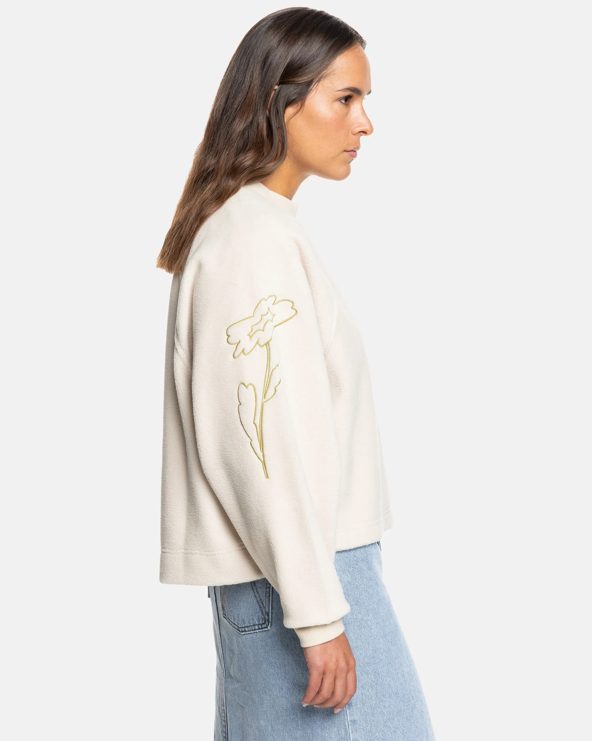 Gabrielle Monceaux Crewneck Sweatshirt - Ecru