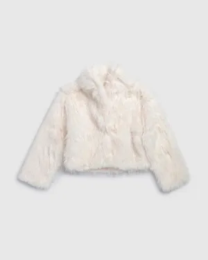 Girls Faux Fur Shorty Coat