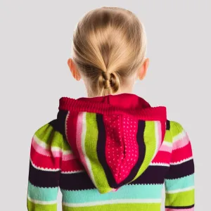 Girls Hooded Jumper | Cardigan | Multicoloured | Age 6-24 Months