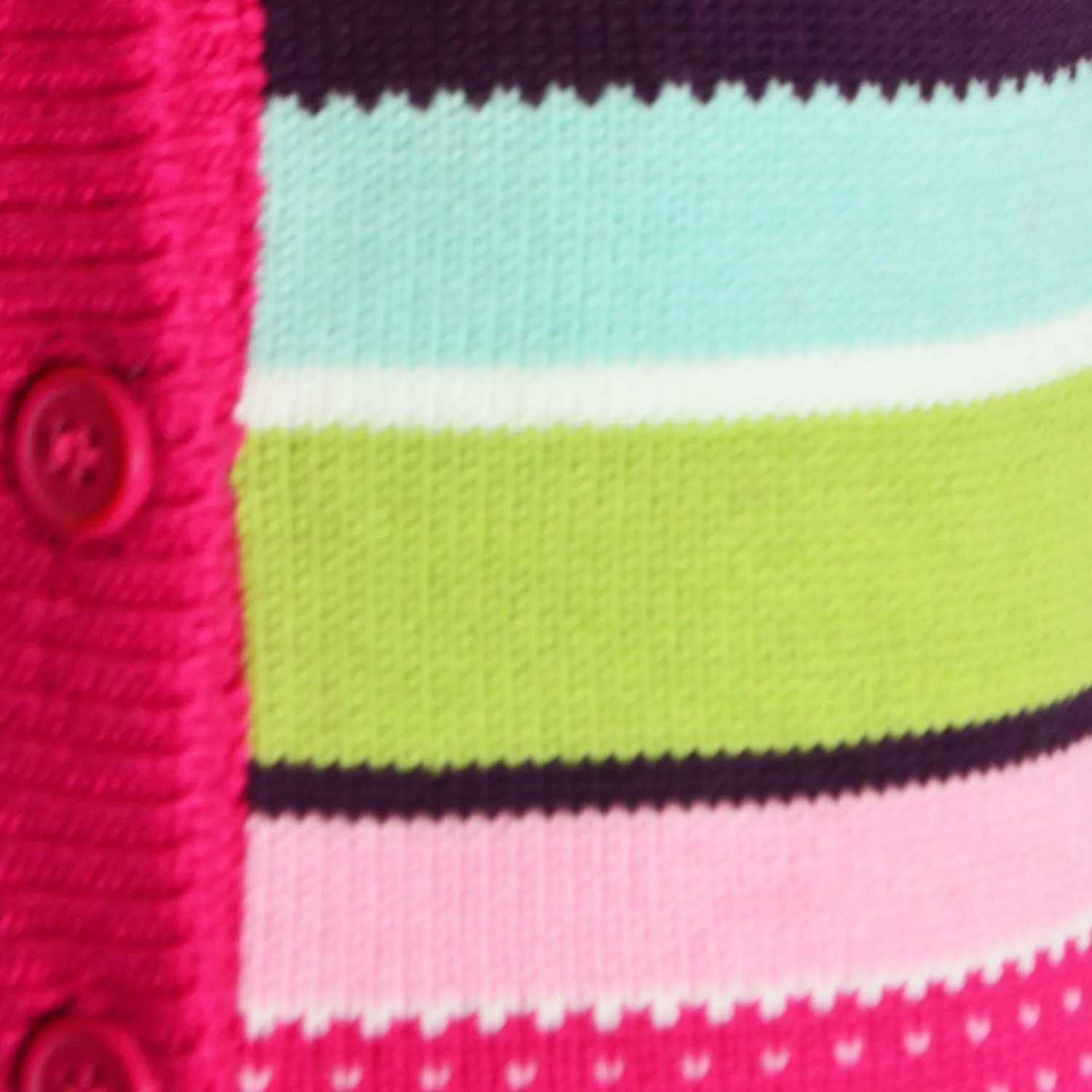 Girls Hooded Jumper | Cardigan | Multicoloured | Age 6-24 Months