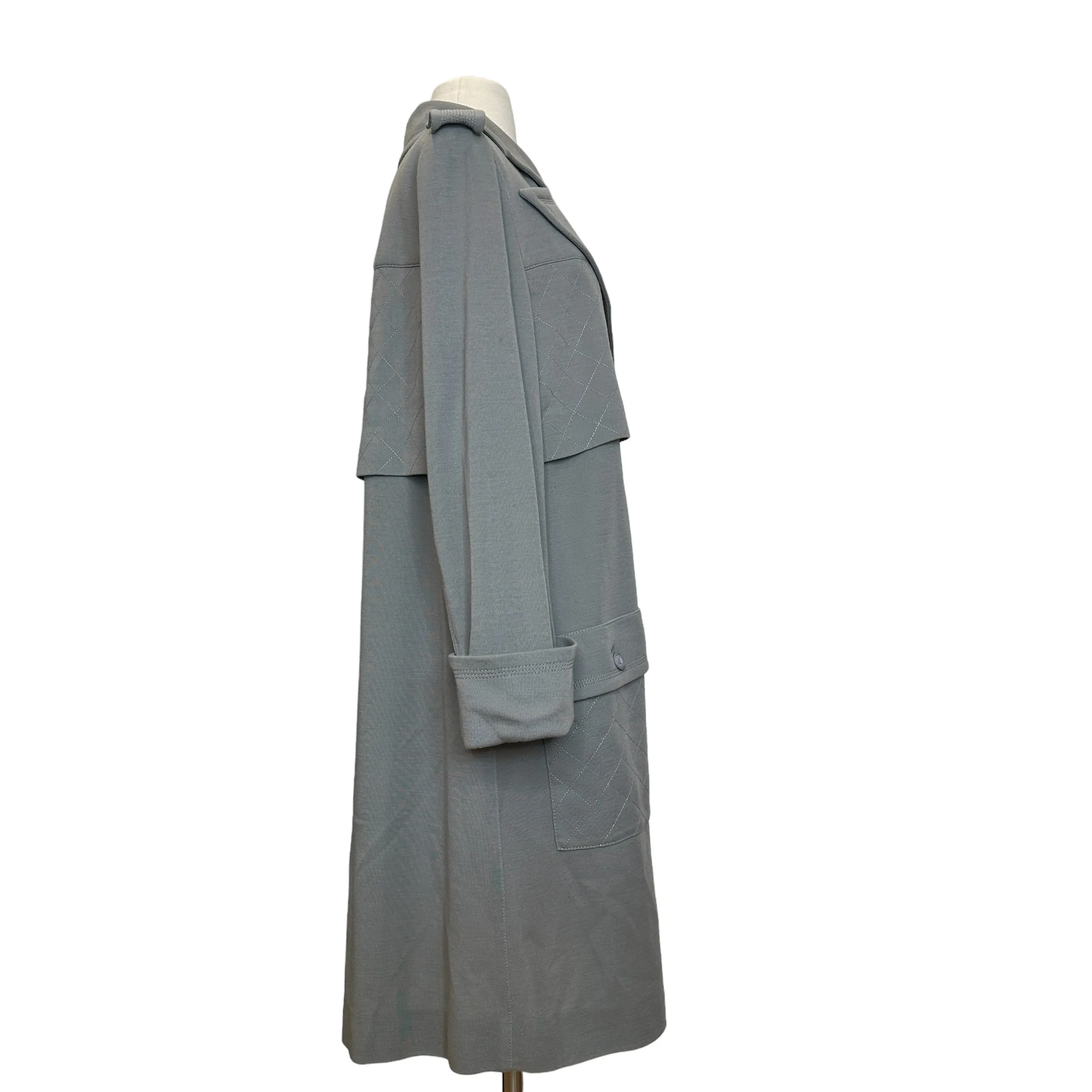 Grey Trench Coat - L