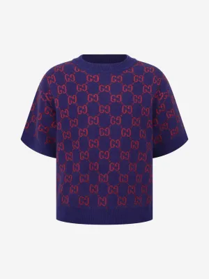 Gucci Girls knitted GG sweater