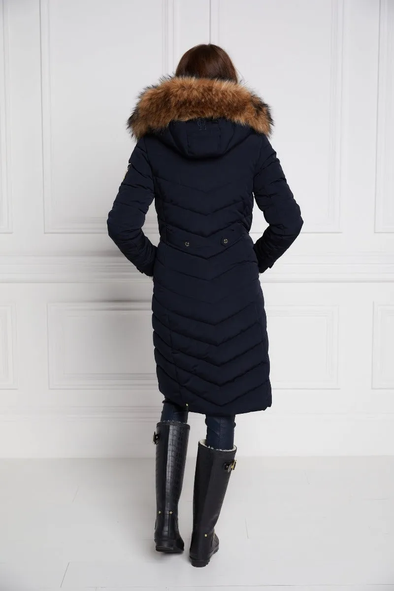 Holland Cooper The Wellington Coat in Navy