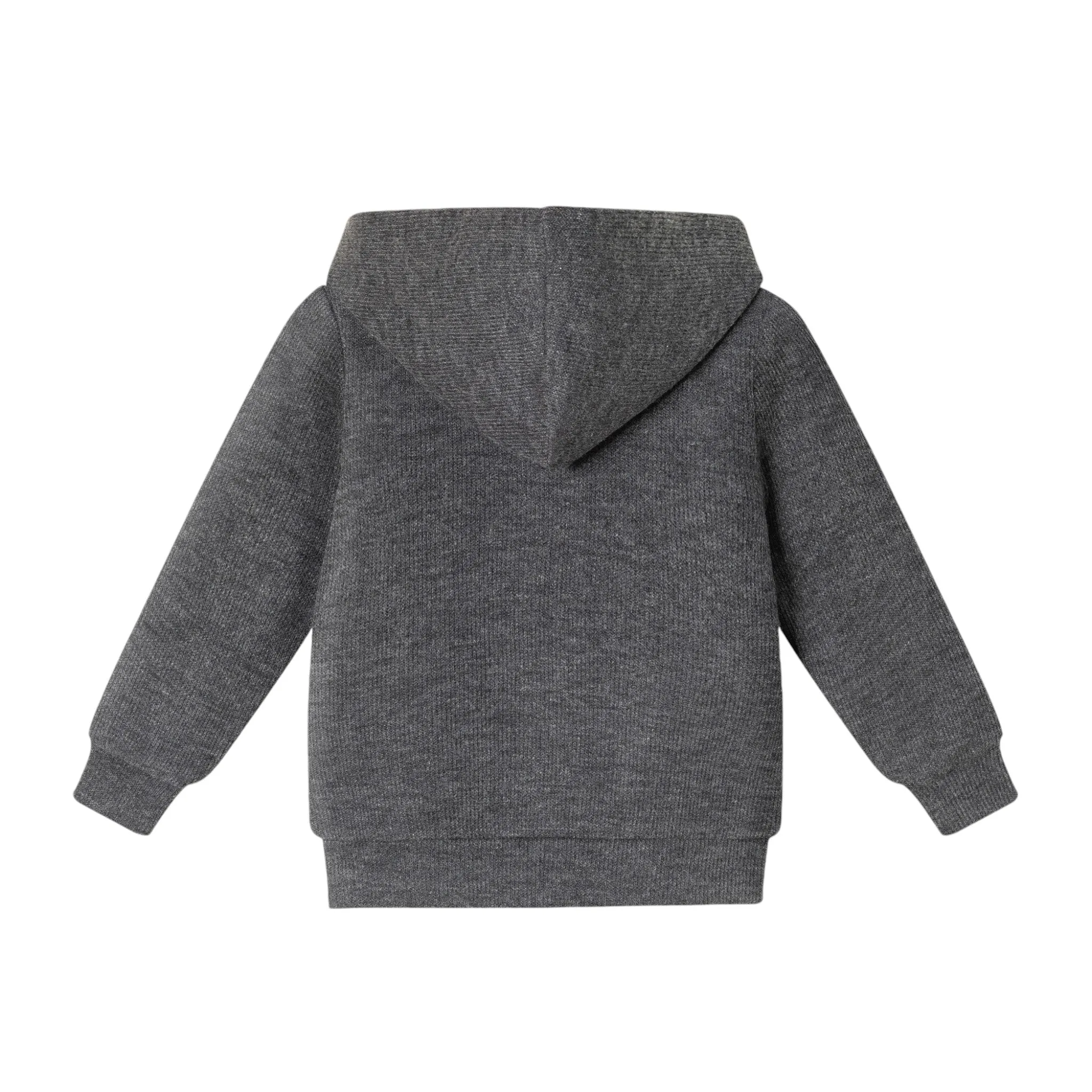 Kids Hooded Cardigan & Cord Set | Dark Grey