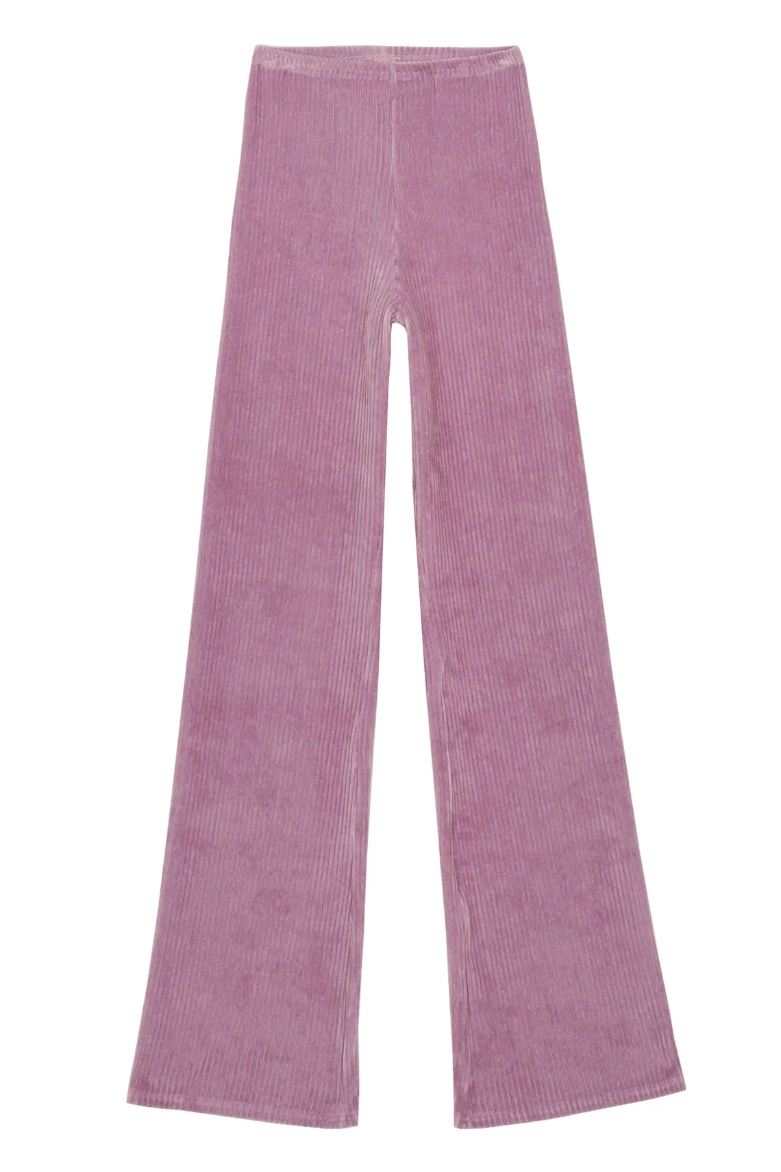 Lavender Cord Wide Leg Pant