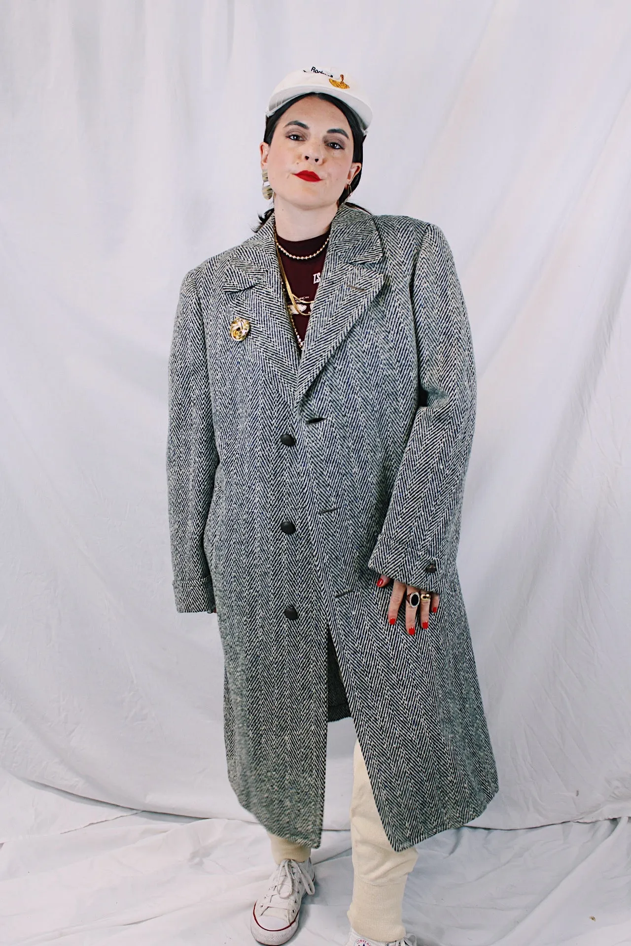 Long Wool Trench Coat