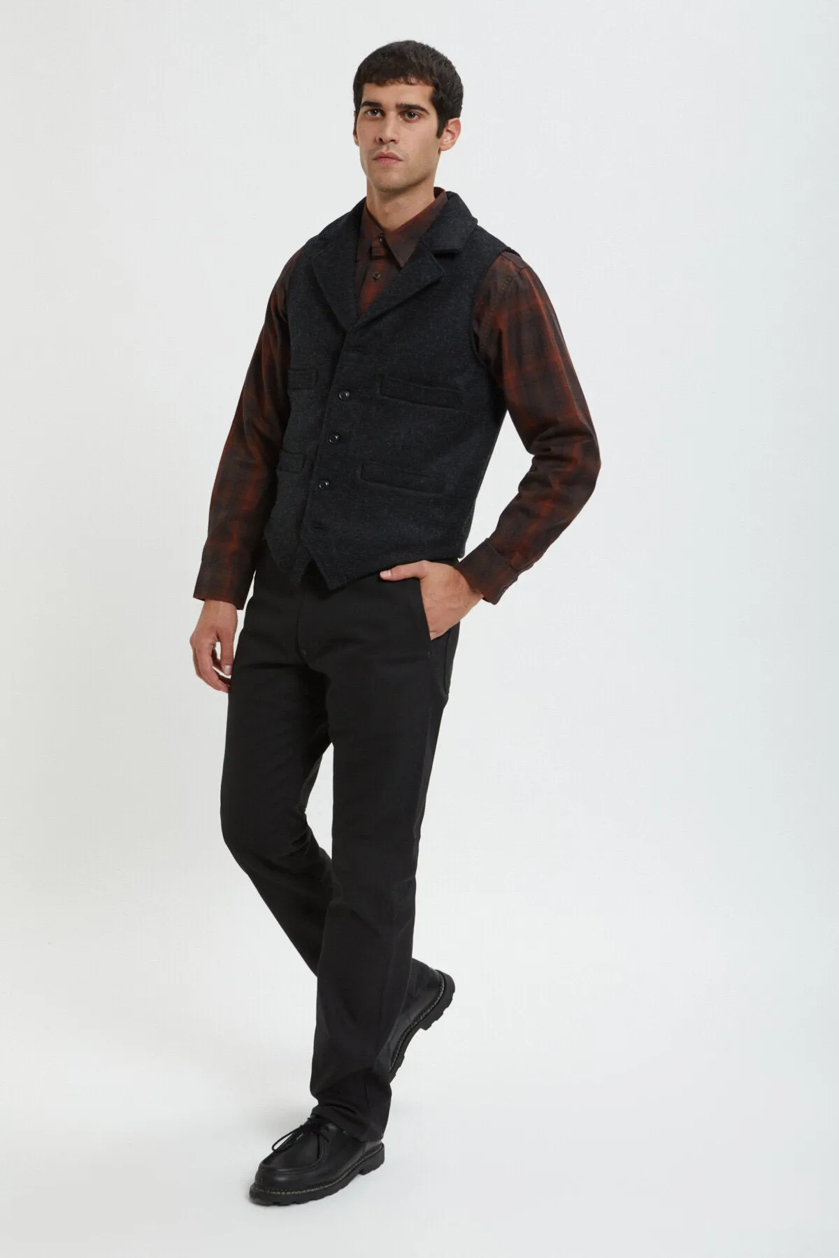 MACKINAW WOOL WESTERN VEST