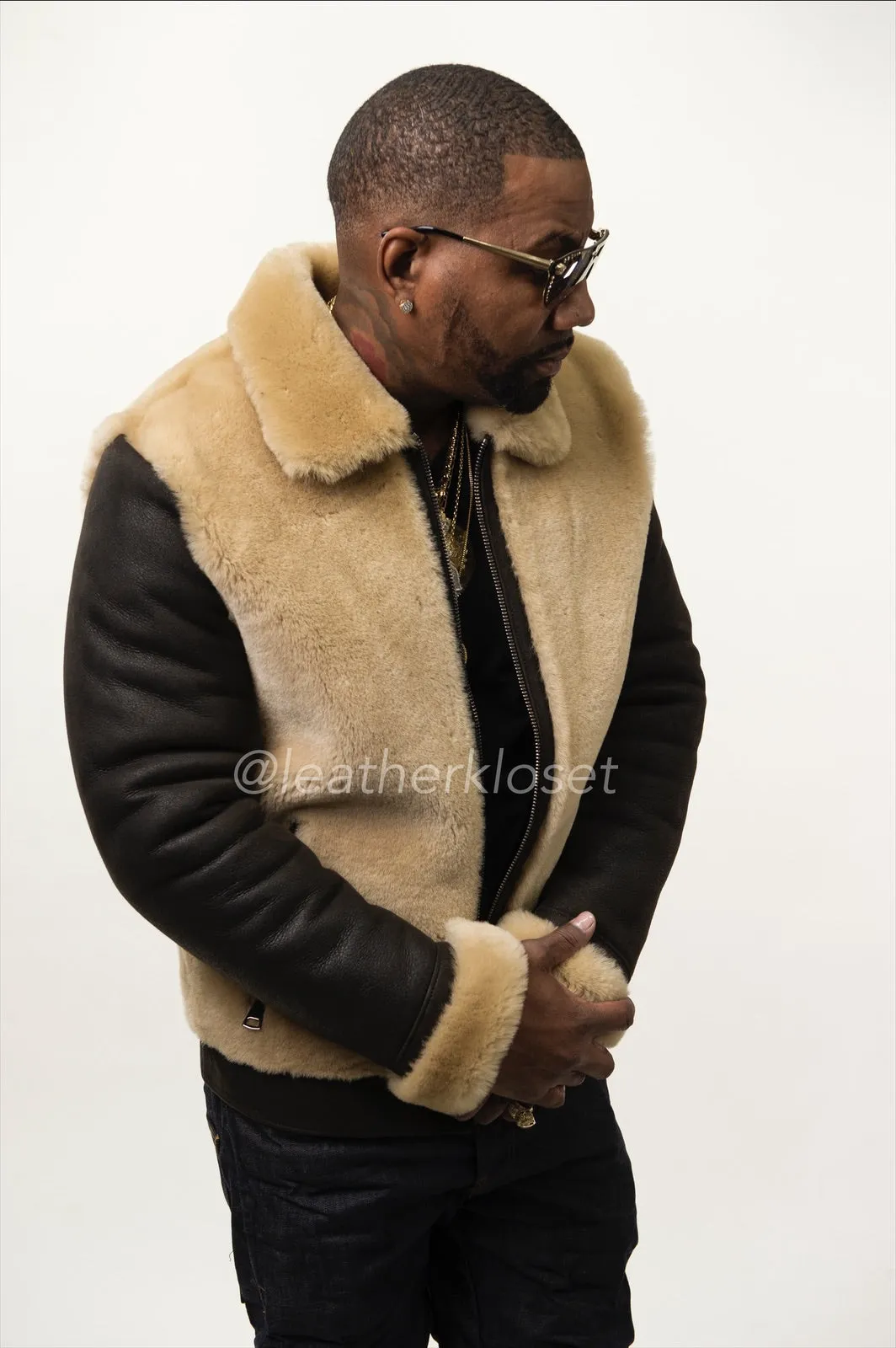 Men's Brooklyn Sheepskin Shearling [Brown]