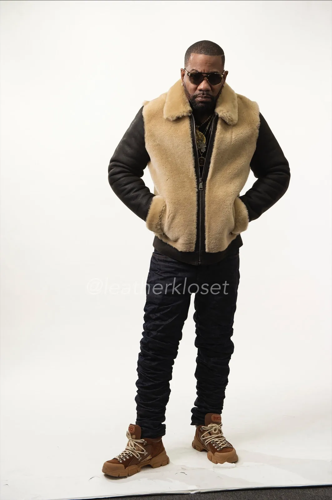 Men's Brooklyn Sheepskin Shearling [Brown]