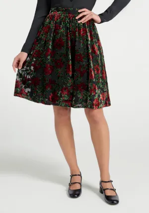 More Than Charming Velvet Skirt