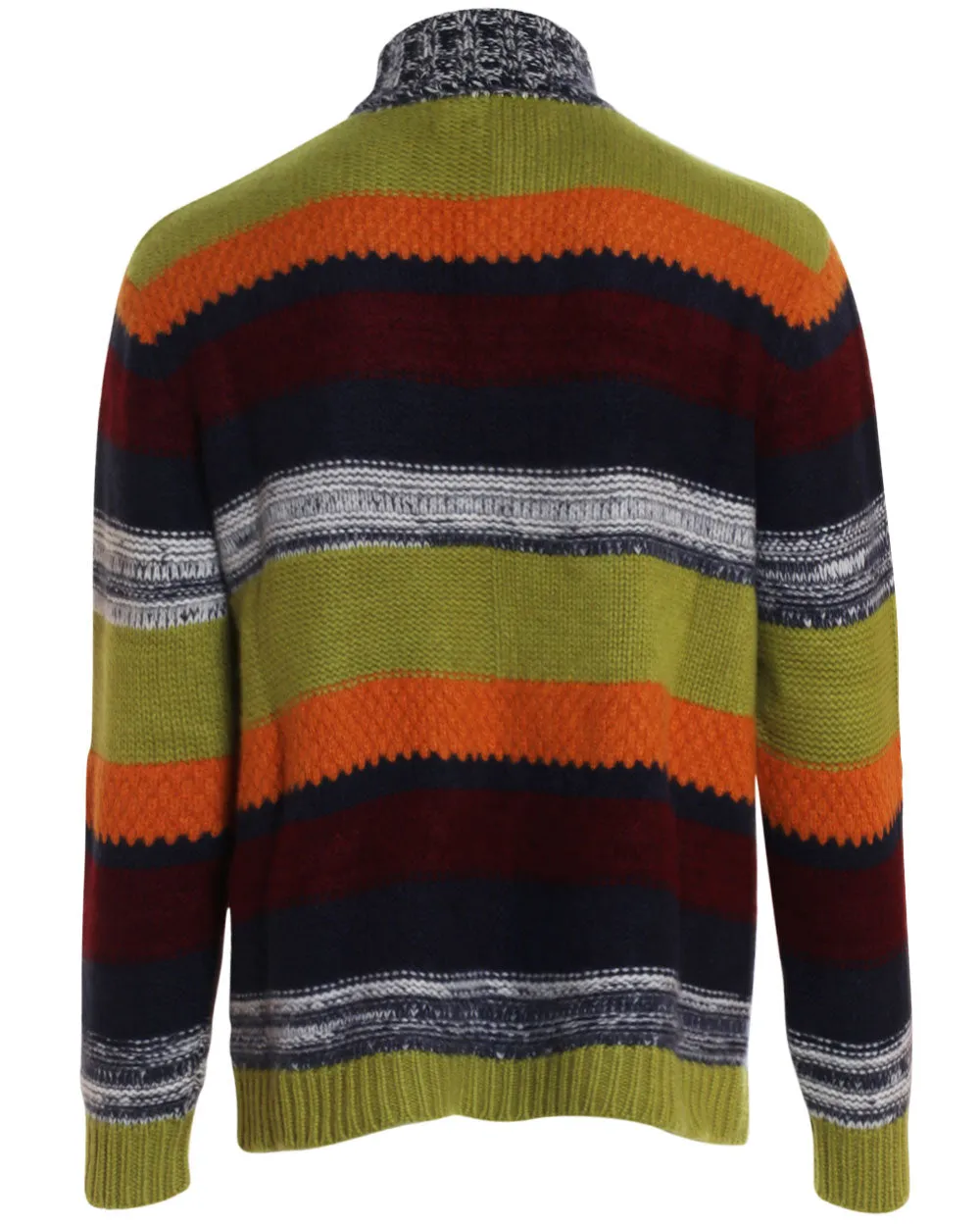 Multicolor Languid Knit Turtleneck