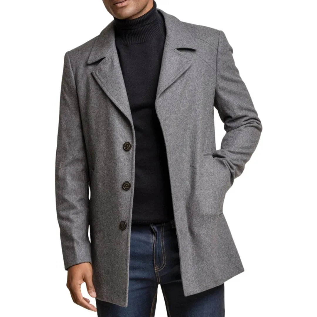 Nelson - Men's Wool Overcoat