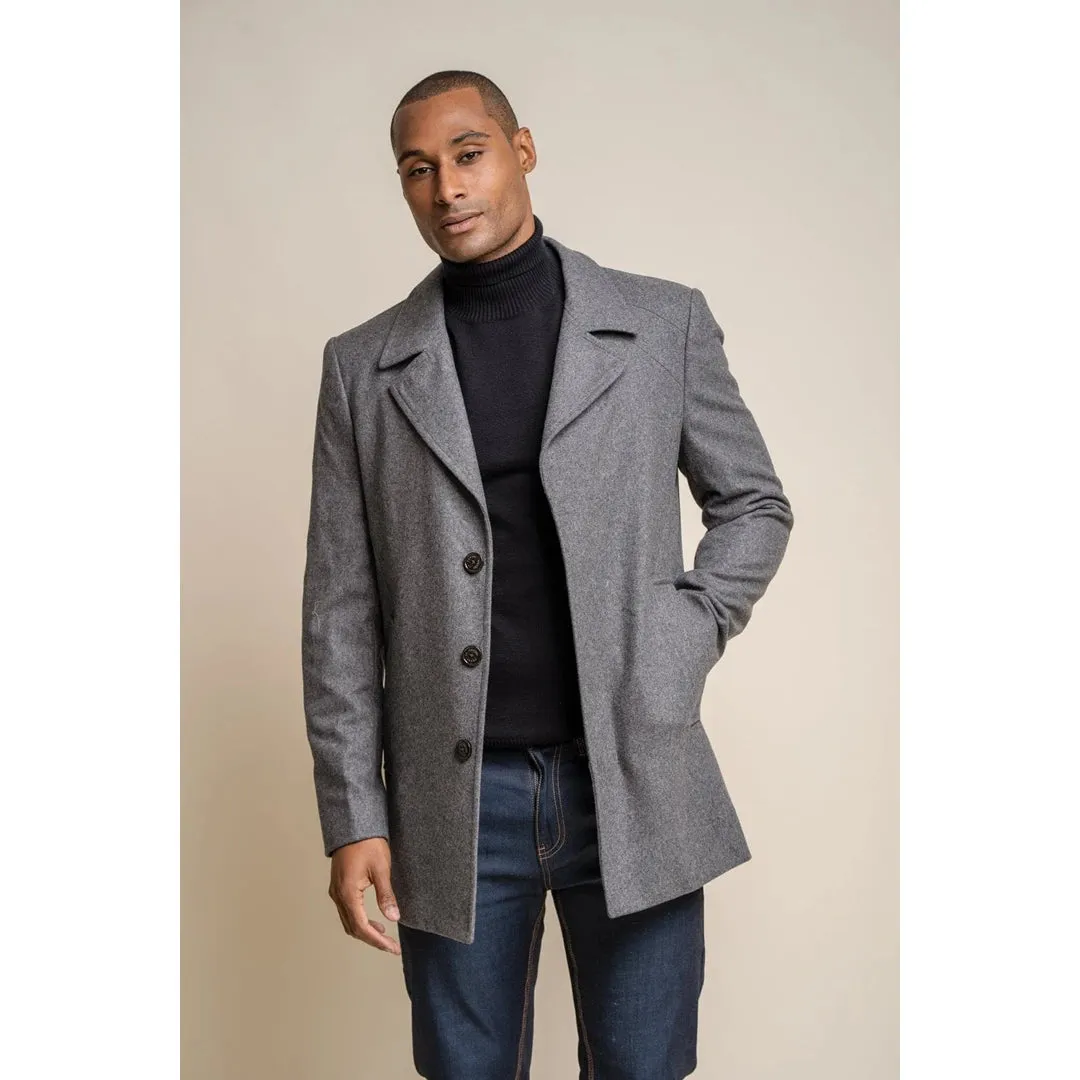 Nelson - Men's Wool Overcoat