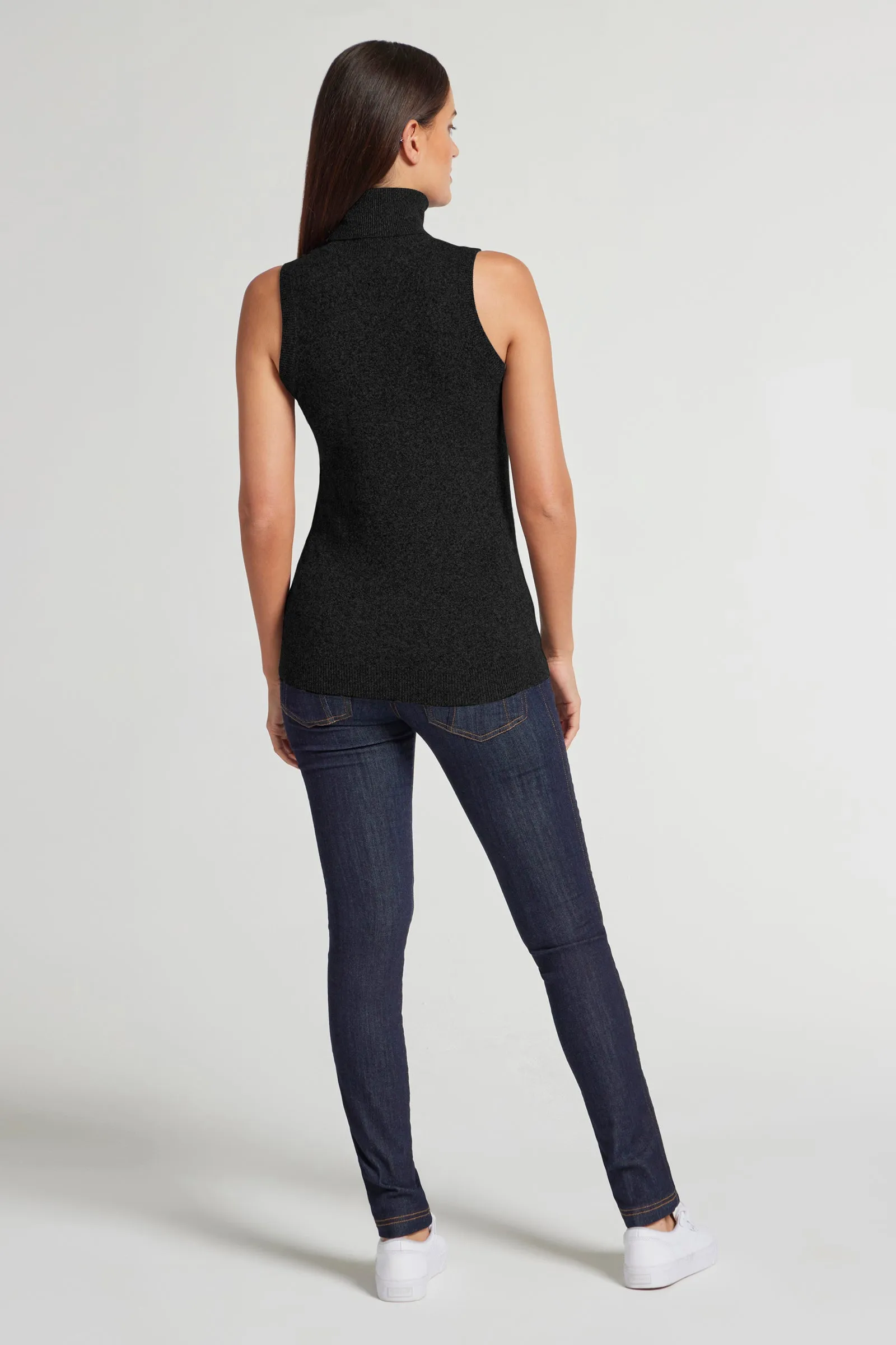 Nicolette Sleeveless Cashmere Top