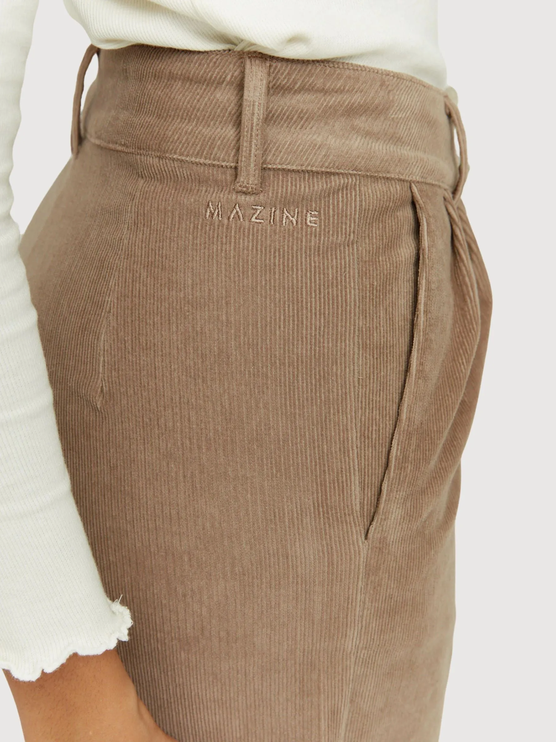 Niona Pants Taupe Women | Mazine