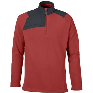 North End Men's Rust Excursion Fleece Half-Zip