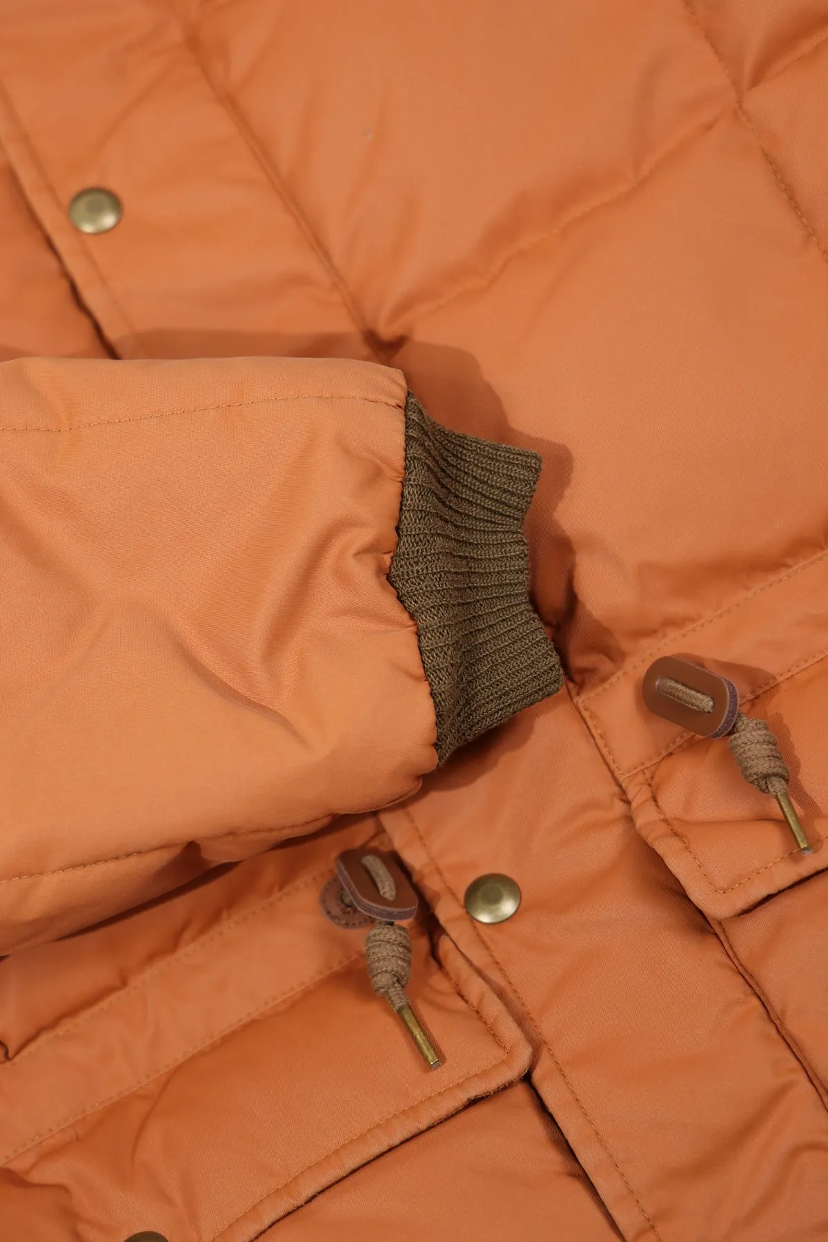 Nylon Sherpa Parka - Orange