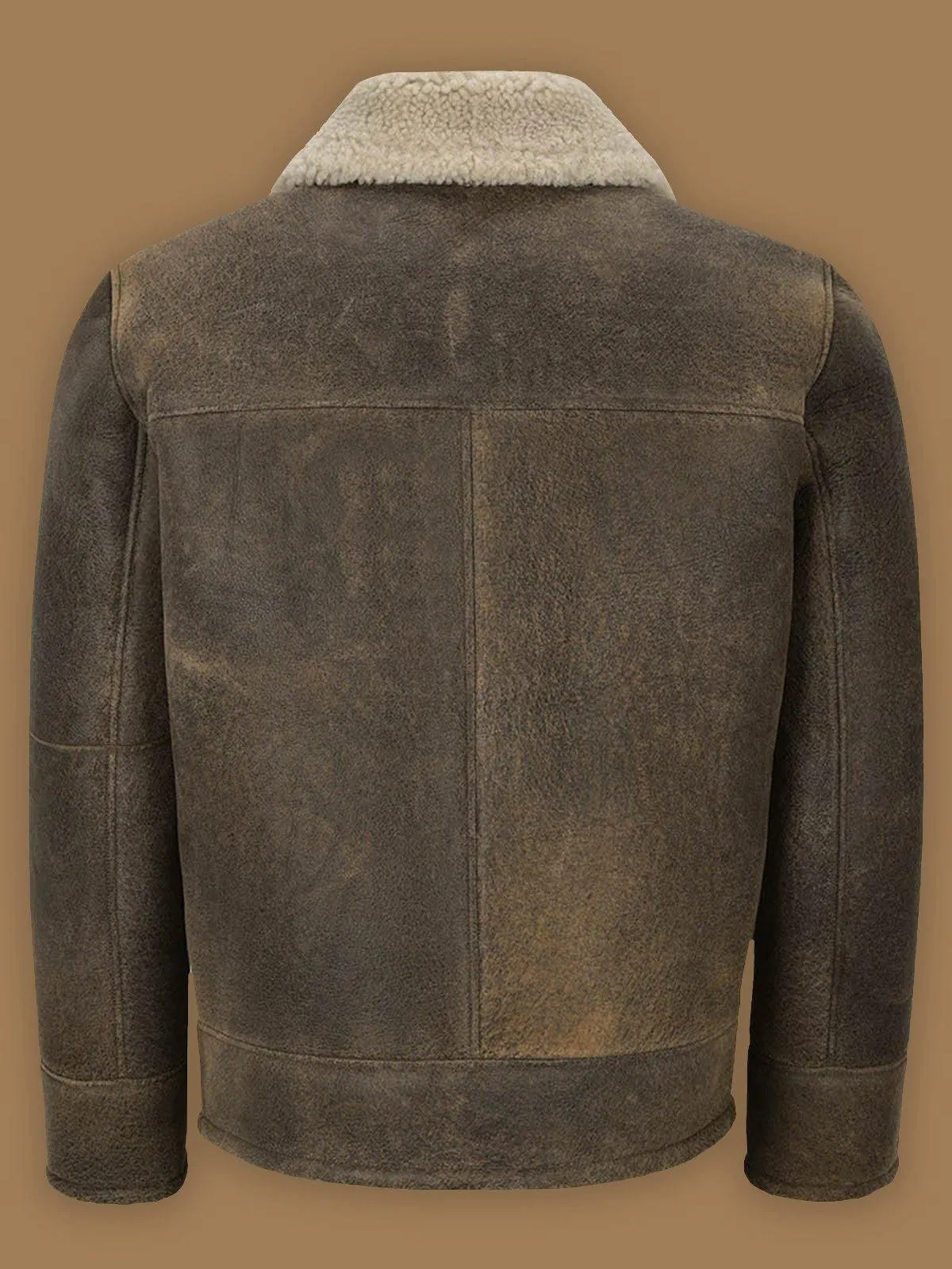 Old Fashion Shearling Bomber Jacket