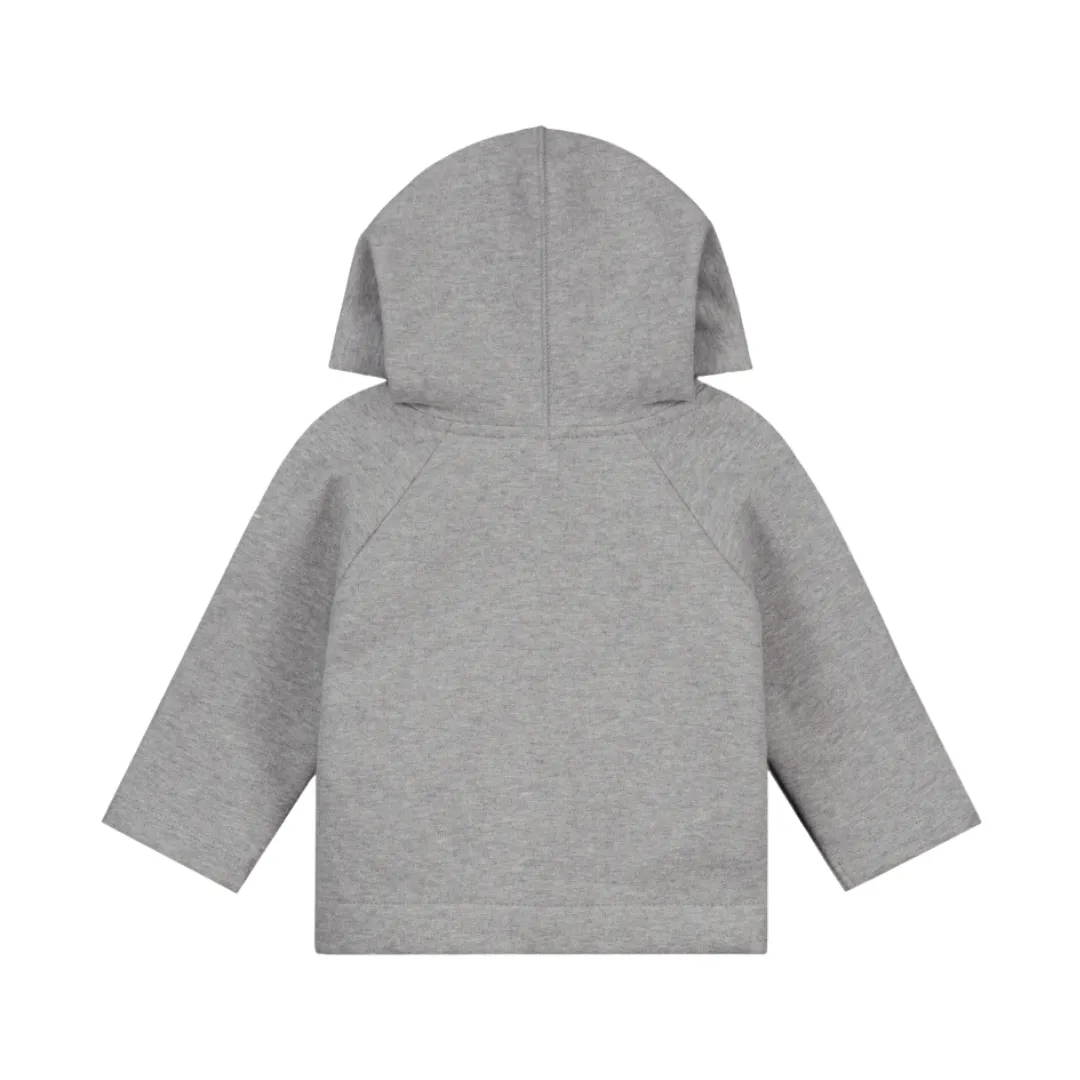 Organic Baby Kapuzen-Cardigan "Hooded Cardigan Grey Melange"