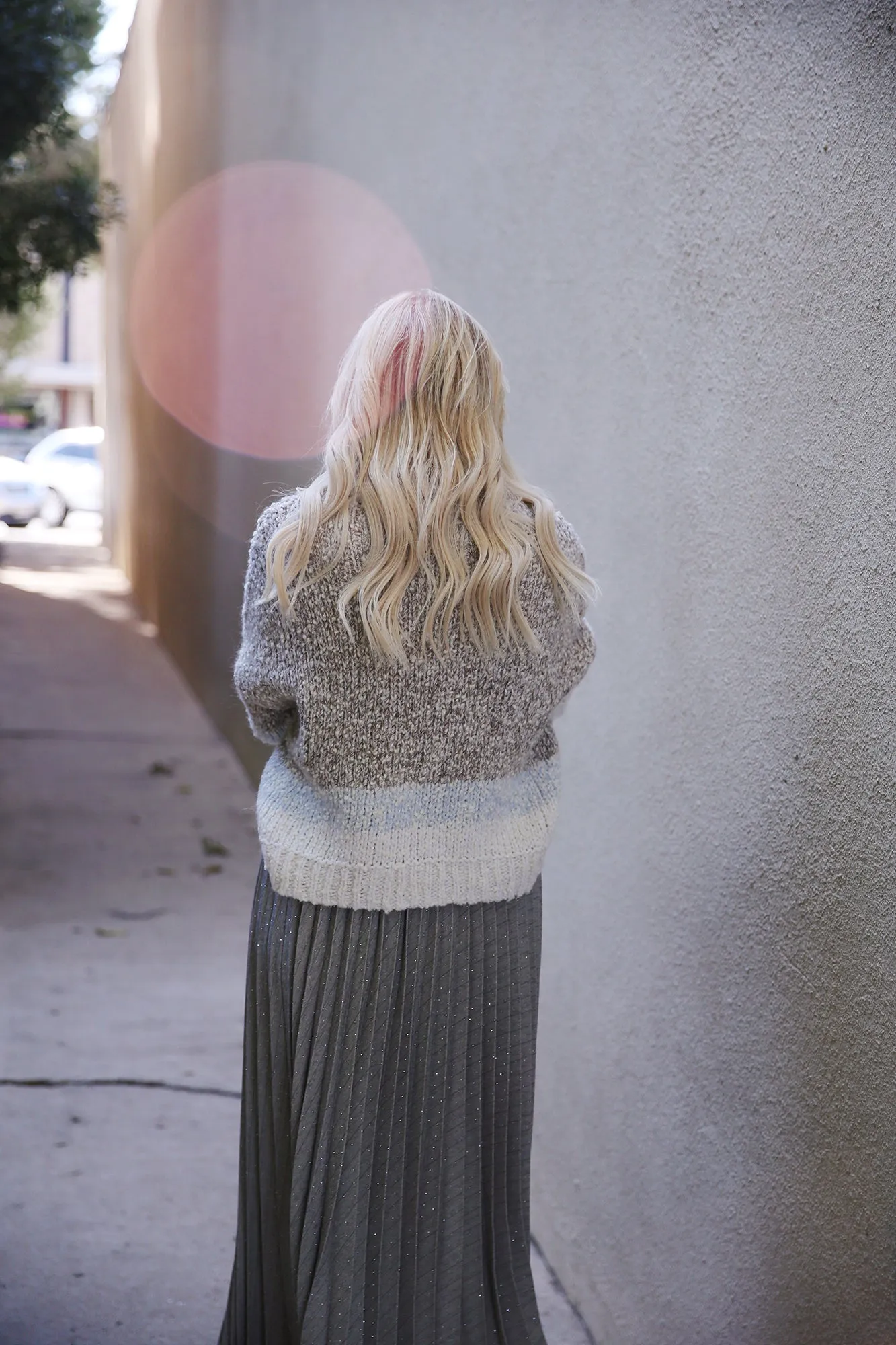 Out Of The Woods Oversized Sweater Knitted In Germany Smoke