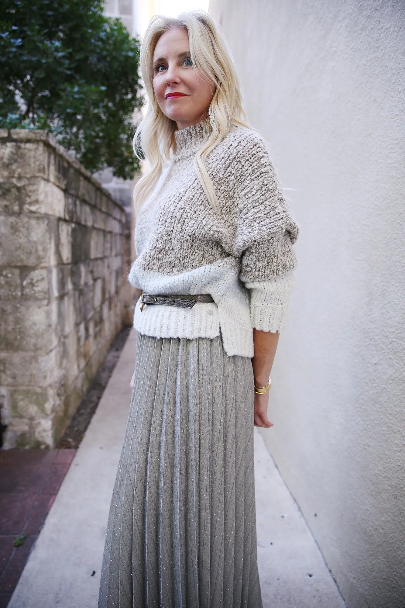 Out Of The Woods Oversized Sweater Knitted In Germany Smoke