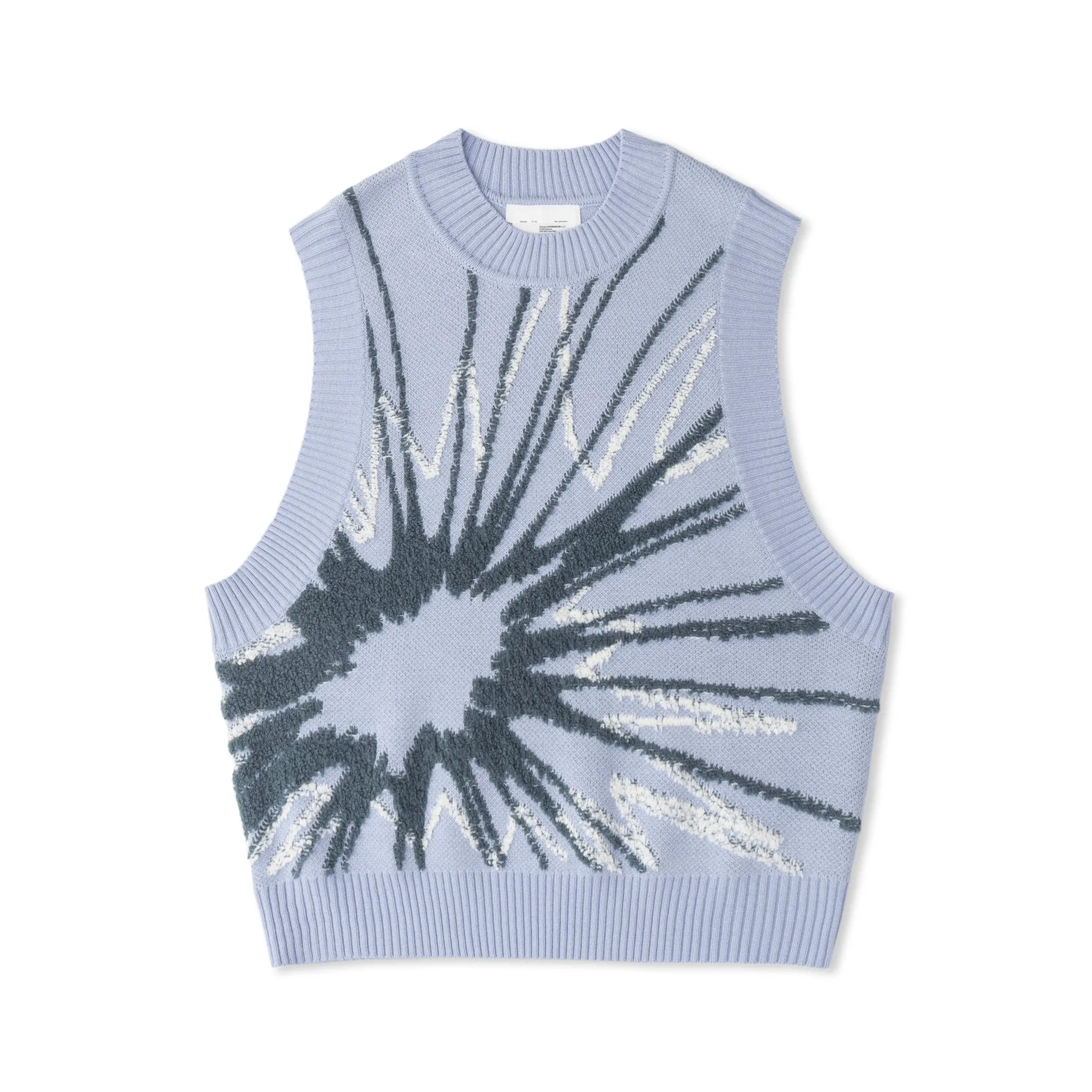 Radioactive Pattern Woolen Vest