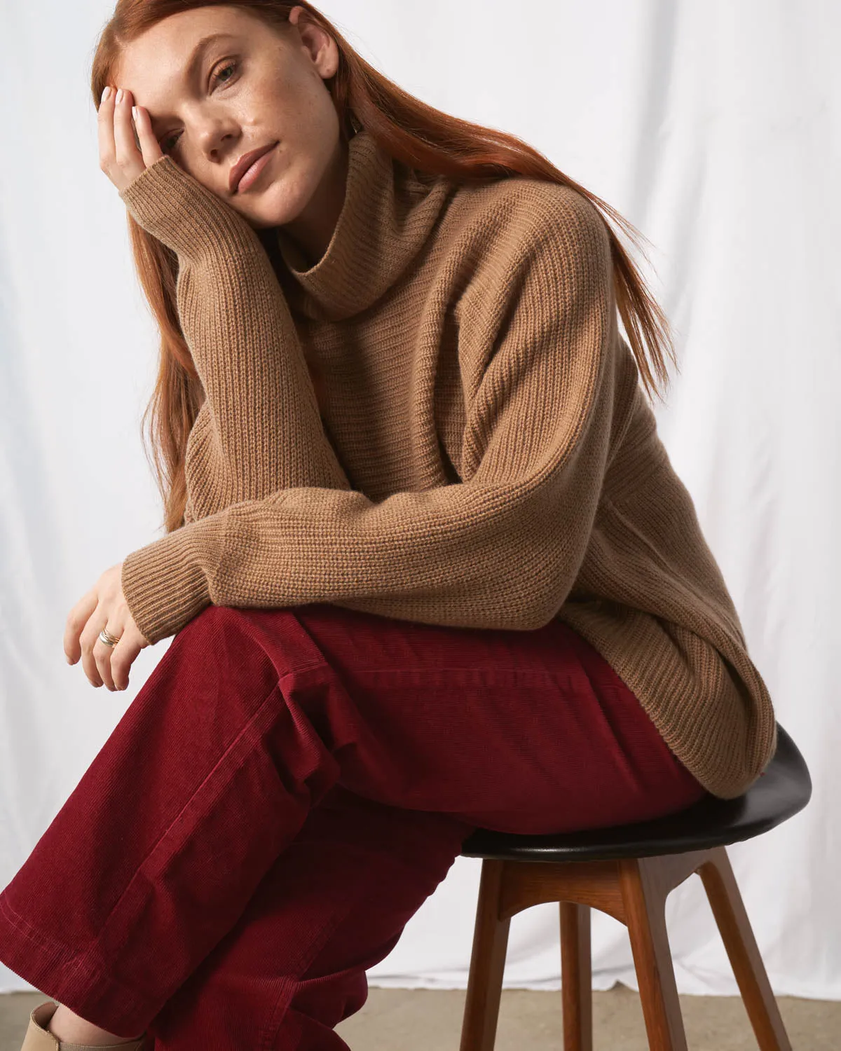 Recycled Cashmere Turtleneck