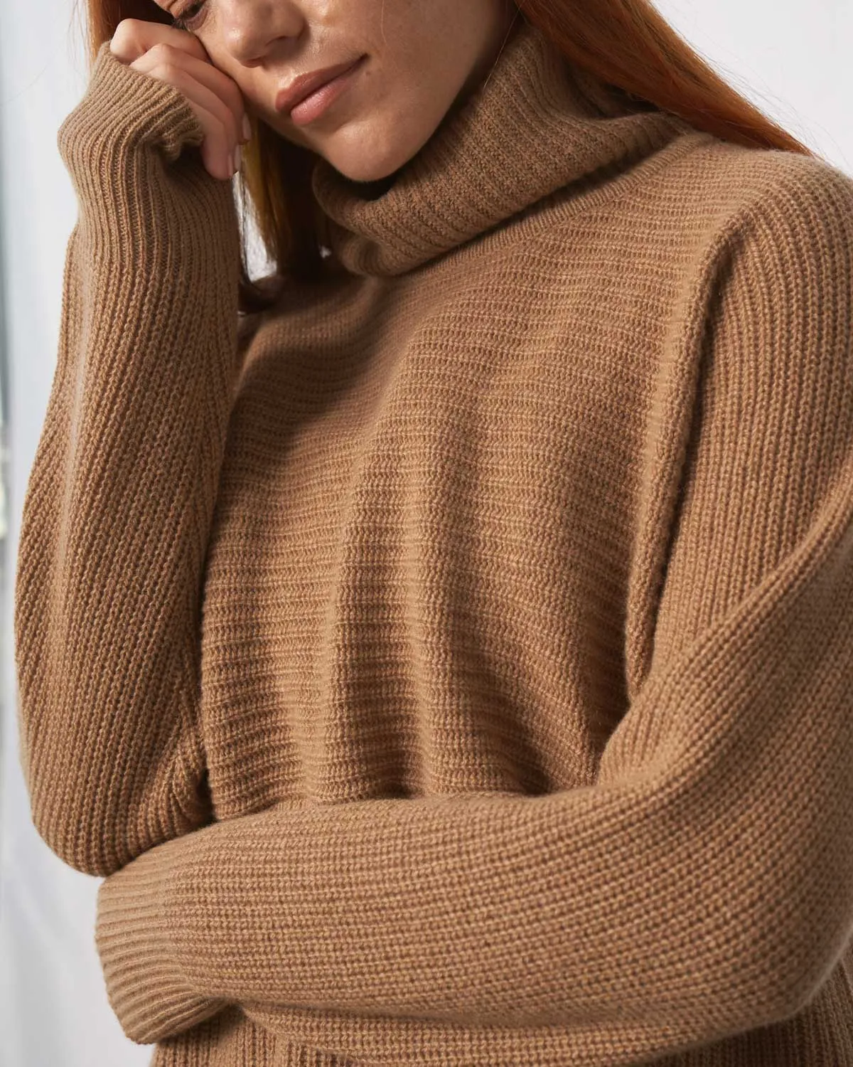 Recycled Cashmere Turtleneck