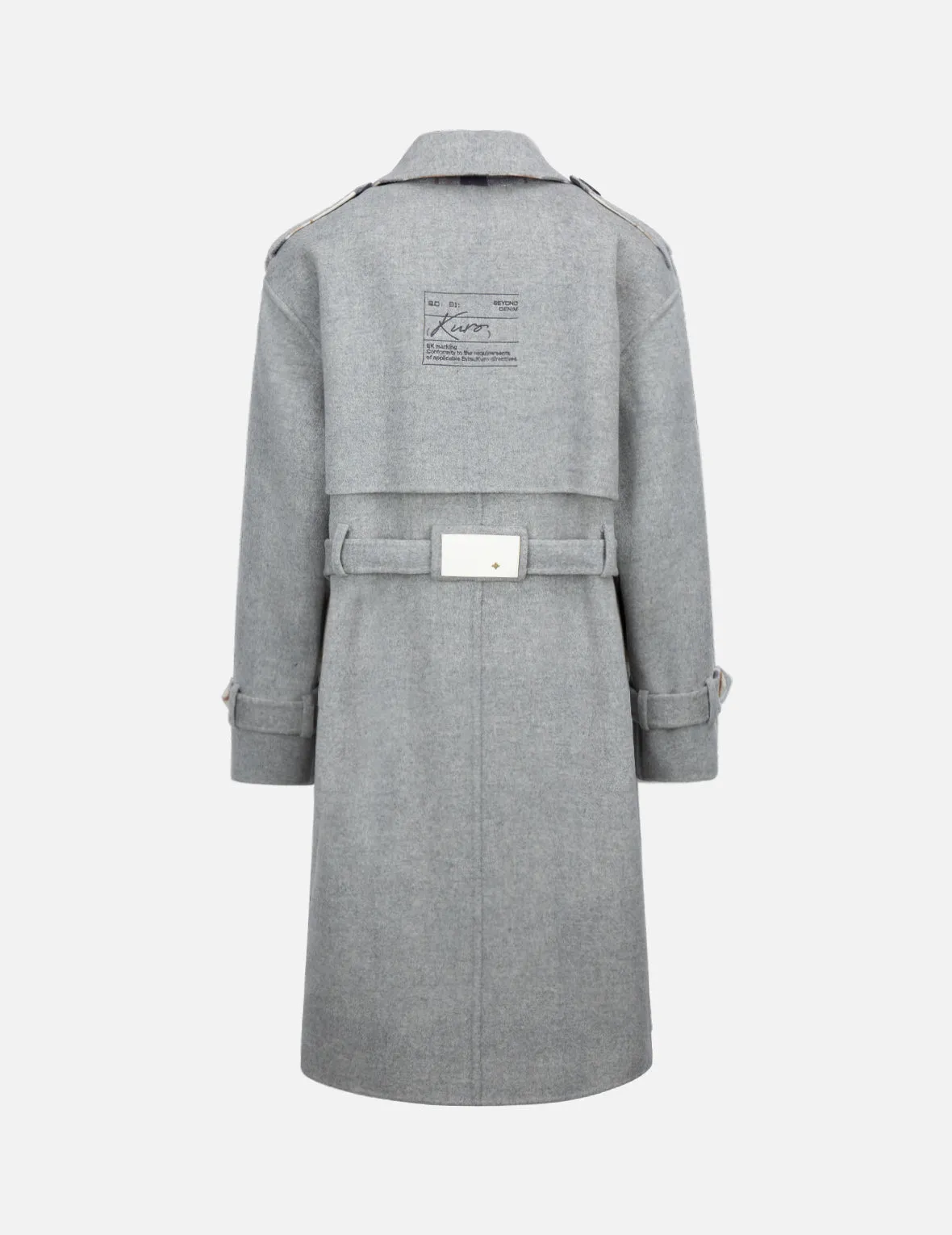 Reversible Wool Trench Coat