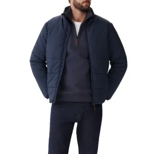 R.M.Williams Padstow Puffer Mens Jacket - Navy