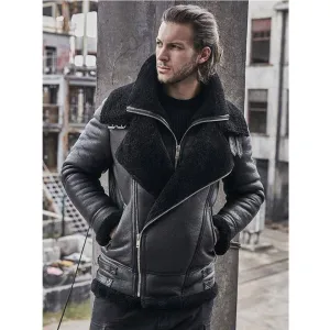 Shearling Moto Jacket